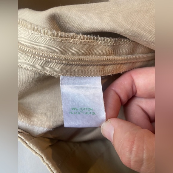 Lilly Pulitzer Woman’s Cotton Blend Wide Leg Pants With Side Zipper, Size 8 - Picture 4 of 9